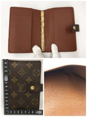 Photo9: Auth Louis Vuitton Monogram AB to B rank Agenda PM 10 set 1D190210n" (9)