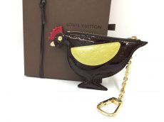 Photo1: Auth Louis Vuitton Monogram Vernis Chicken Motif Coin case purse 1D190160n" (1)