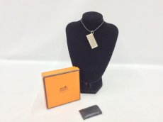Photo1: Auth HERMES 1+1=1 8 Necklace right side one Choker of pair with box 1D190180n" (1)