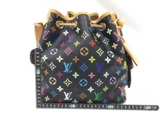 Photo2: Auth Louis Vuitton Monogram Multi Color Black Petit Noe Shoulder bag 1D190020n" (2)