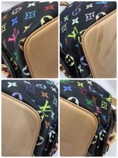 Photo9: Auth Louis Vuitton Monogram Multi Color Black Petit Noe Shoulder bag 1D190020n" (9)