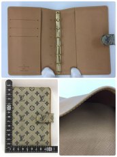 Photo11: Auth Louis Vuitton Monogram AB to B rank Agenda PM 10 set 1D190210n" (11)