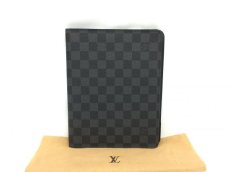 Photo1: Auth Louis Vuitton Damier Agenda Business Notepad book Cover 1D280180n" (1)