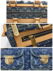 Photo8: Auth Louis Vuitton Monogram Denim NEO SPEEDY 30 HAND BAG 1E100120n" (8)