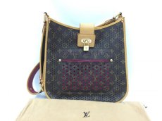 Photo1: Auth Louis Vuitton Monogram Perforated Musette purple Limited Edition 1E100030n" (1)