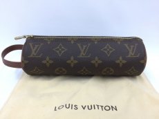 Photo1: Auth Louis Vuitton Vintage Monogram Trousse Ronde Pen Case Pouch 1E120110n" (1)