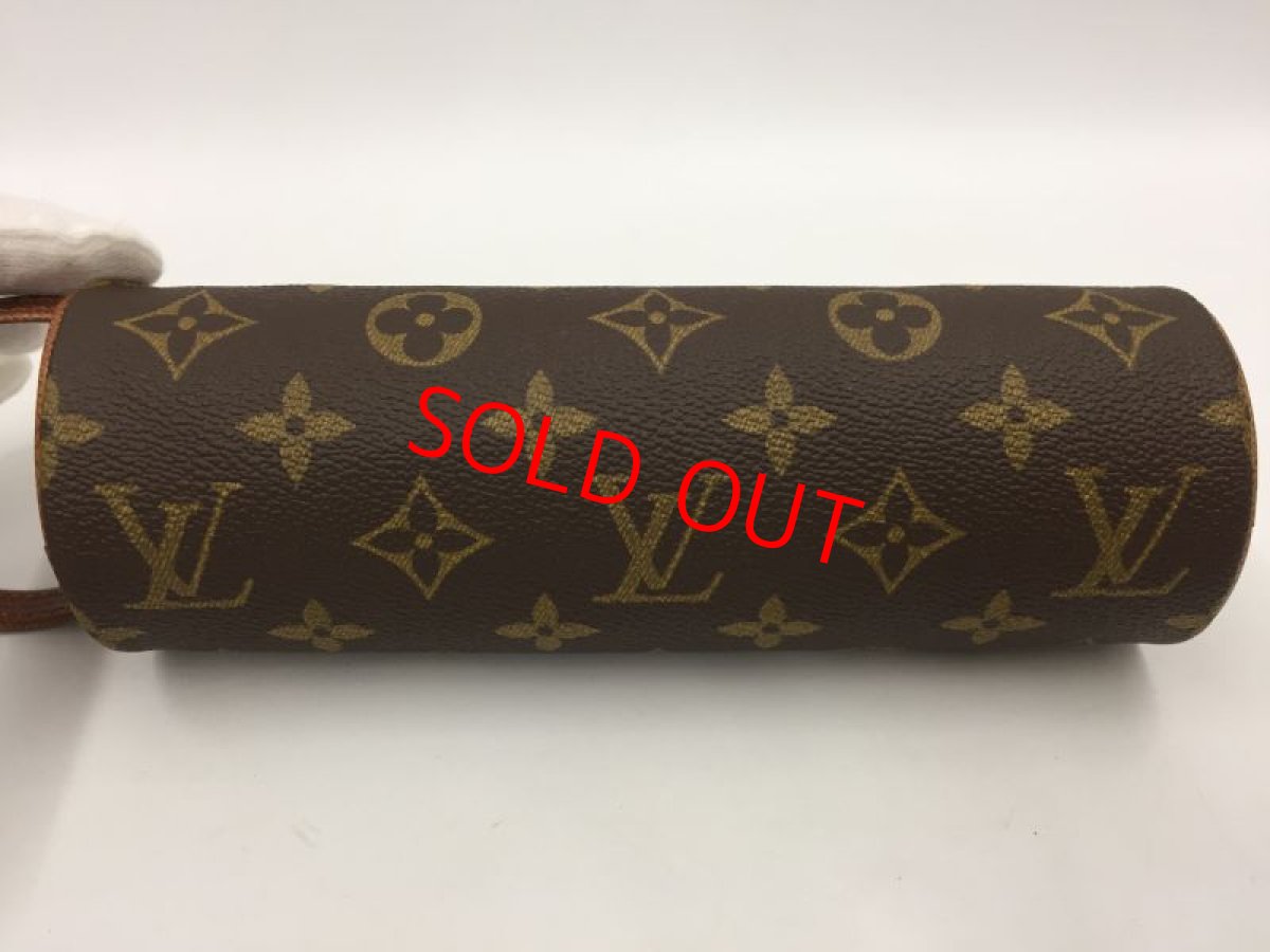 Photo6: Auth Louis Vuitton Vintage Monogram Trousse Ronde Pen Case Pouch 1E120110n" (6)