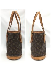 Photo7: Auth Louis Vuitton Monogram Bucket PM Shoulder Tote bag Inside JUNK 1E190140n" (7)