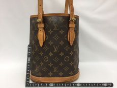 Photo2: Auth Louis Vuitton Monogram Bucket PM Shoulder Tote bag Inside JUNK 1E190140n" (2)