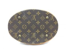 Photo3: Auth Louis Vuitton Monogram Bucket PM Shoulder Tote bag Inside JUNK 1E190140n" (3)