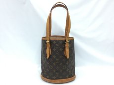 Photo1: Auth Louis Vuitton Monogram Bucket PM Shoulder Tote bag Inside JUNK 1E190140n" (1)