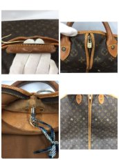 Photo4: Auth Louis Vuitton Vintage Monogram Garment Travel bag 2 set  1E190130n" (4)