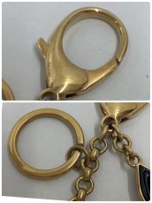 Photo4: Auth Louis Vuitton Monogram Flower Gold Tone key holder & bag Charm 1E190180n" (4)