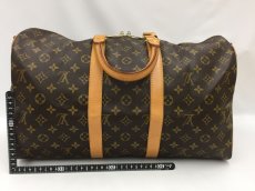 Photo2: Auth Louis Vuitton Monogram Keepall Bandouliere 45 Travel Hand Bag 1E190060n" (2)