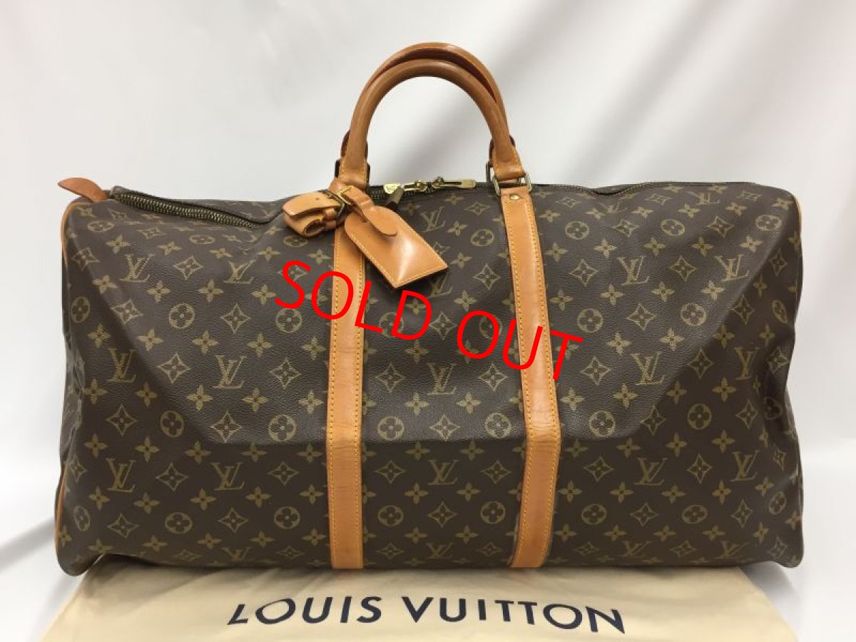 Photo1: Auth Louis Vuitton Vintage Monogram Keepall 60 Travel Hand Bag  1E260080n" (1)