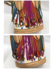 Photo10: Louis Vuitton Frings Bucket Satchel M40109 Multicolore unused bag 1F160080n" (10)