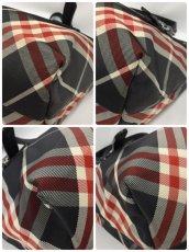 Photo9: Auth Burberry Blue Label Check Nylon Shoulder Tote Bag 1F160130n" (9)