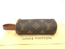 Photo1: Auth Louis Vuitton Monogram Golf Ball Case  1F160120n" (1)