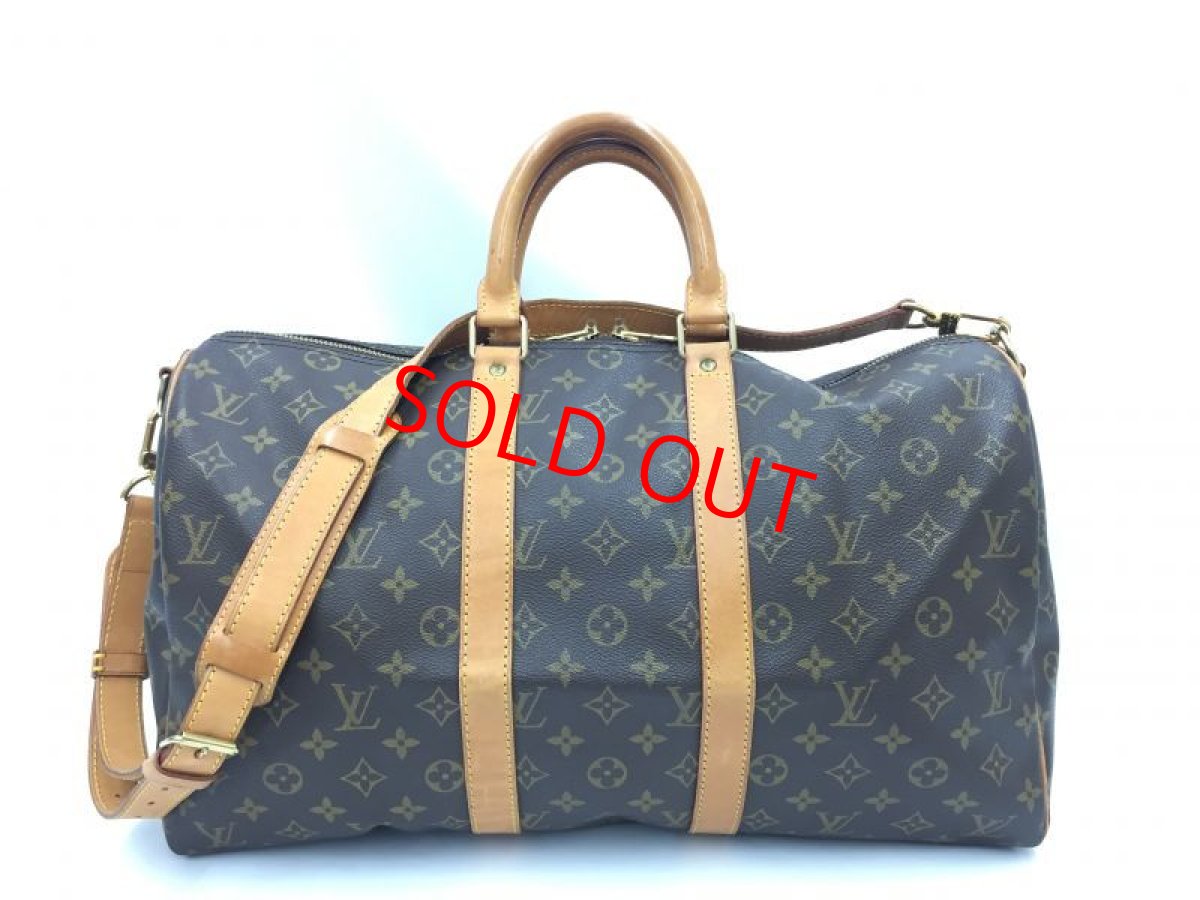 Photo1: Auth Louis Vuitton Monogram Keepall Bandouliere 45 Travel Hand Bag 1F230040n" (1)