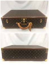 Photo7: Auth LOUIS VUITTON ALZER BISTEN MONOGRAM 60 TRUNK Hard case 1F300010n" (7)