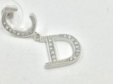 Photo4: Auth Dior Silver tone C & D motif Color Stone Piercing Earrings 1G070060n" (4)