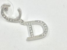 Photo4: Auth Dior Silver tone C & D motif Color Stone Piercing Earrings 1G070060n" (4)