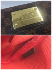 Photo10: Auth Louis Vuitton Damier Ebene Eva 2 way Shoulder chain bag 1G070040n" (10)