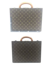 Photo9: Auth Louis Vuitton Vintage Monogram Jewelry Case Trunk Hand Bag 1G140050n" (9)