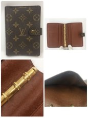 Photo3: Auth Louis Vuitton Monogram & Damier AB to B rank Agenda PM 10 set 1G210070n" (3)