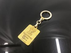 Photo1: Auth Louis Vuitton Gold Tone Malletier Key Holder Bag charm 1G210080n" (1)