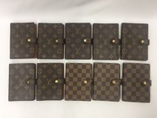 Photo1: Auth Louis Vuitton Monogram & Damier AB to B rank Agenda PM 10 set 1G210070n" (1)