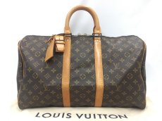 Photo1: Auth LOUIS VUITTON Monogram Keepall 45 Travel Hand Bag 1i010020n" (1)