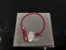 Photo1: Auth Dior "Dior" Logos Pink Band Bracelet 1i200030n" (1)