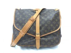 Photo1: Auth Louis Vuitton Vintage Monogram Saumur 34 Shoulder Bag 1i220120n" (1)