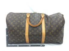 Photo2: Auth Louis Vuitton Monogram Keepall 50 Travel Hand Bag 1i290030n" (2)
