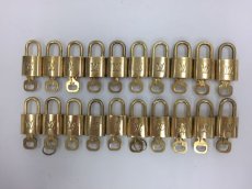 Photo1: Auth Louis Vuitton Padlock & one Key set  20 sets 1A130060n" (1)