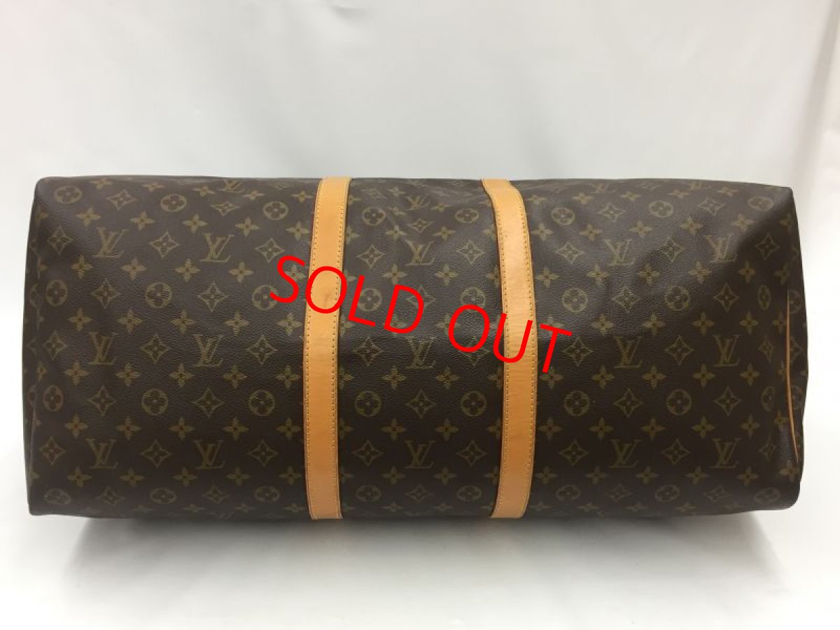 Photo3: Auth Louis Vuitton Monogram Keepall 60 Travel Hand Bag  1J060010n" (3)