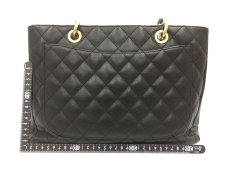 Photo2: Auth Chanel GST Bag Black Caviar With Gold tone Hardware bag 1K030070n" (2)