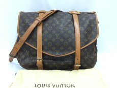 Photo1: Auth Louis Vuitton Monogram Saumur 40 Shoulder bag Vintage 1K100030n" (1)