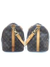 Photo9: Auth Louis Vuitton Monogram Keepall Bandouliere 45 Travel Hand Bag 1K100100n" (9)
