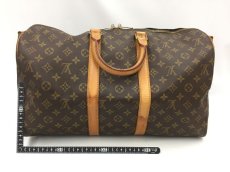 Photo2: Auth Louis Vuitton Monogram Keepall Bandouliere 45 Travel Hand Bag 1K100100n" (2)