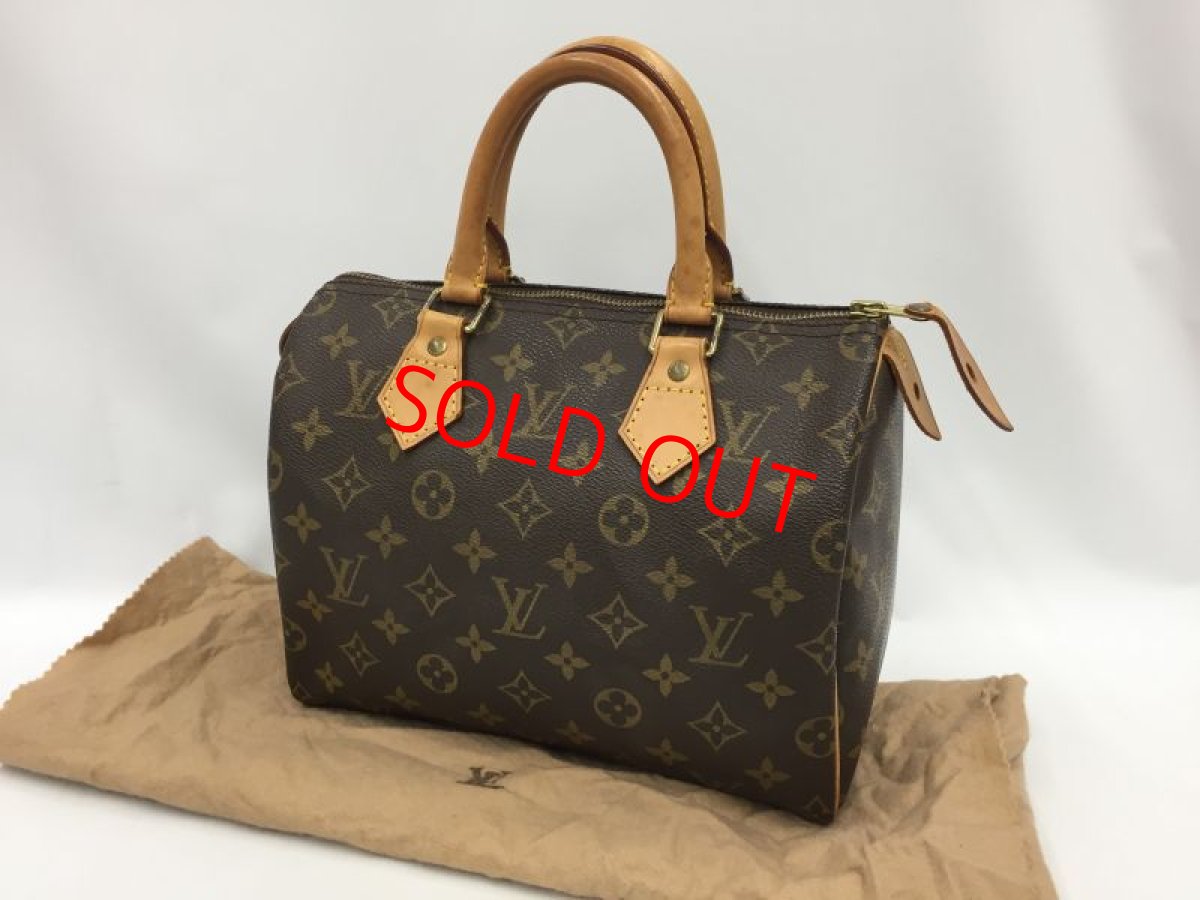 Photo1: Auth Louis Vuitton Monogram Speedy 25 Hand Bag Vintage 1K170050n" (1)