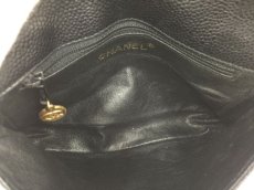 Photo4: Auth Chanel Caviar Skin Black Waist Pouch bag 32/80  1K170030n" (4)