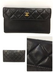 Photo10: Auth Chanel QUILTED MATRASSE SINGLE FLAP LAMBSKIN Shoulder bag 1K170010n" (10)