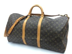 Photo1: Auth LOUIS VUITTON Monogram Keepall Bandouliere 60 Travel Bag 1K170090n" (1)