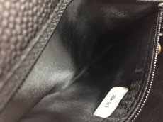 Photo5: Auth Chanel Caviar Skin Black Waist Pouch bag 32/80  1K170030n" (5)