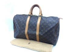 Photo1: Auth LOUIS VUITTON Monogram Keepall 45 Travel Hand Bag 1K240010n" (1)