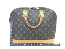 Photo2: Auth Louis Vuitton Vintage Monogram Alma Hand Bag 1K240030n" (2)