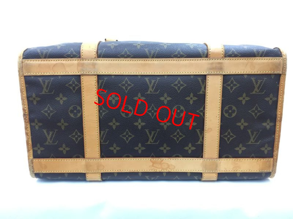 Photo3: Auth Louis Vuitton Monogram SAC Chien 40 Dog Pet Carrier Bag  1L010060n" (3)