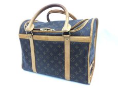 Photo1: Auth Louis Vuitton Monogram SAC Chien 40 Dog Pet Carrier Bag  1L010060n" (1)
